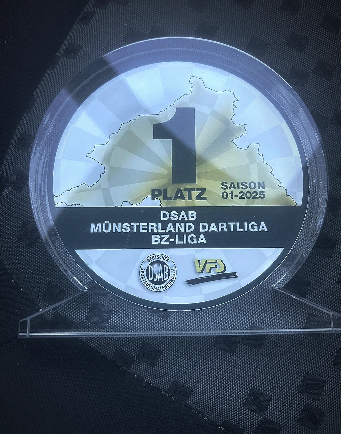 1. Platz Plakette, DSAB Münsterland Dartliga BZ-Liga, Saison 01-2025