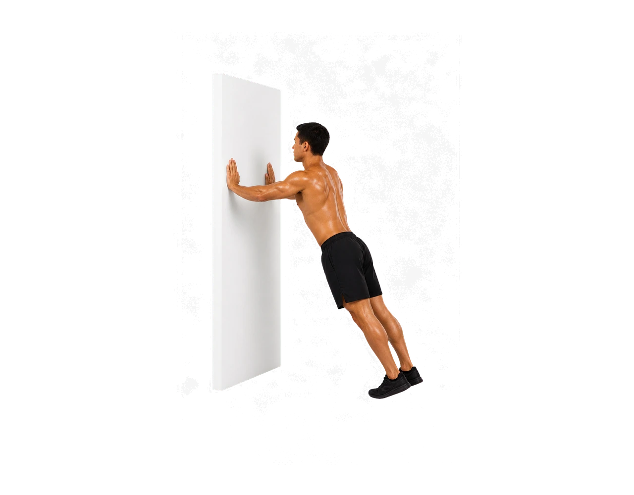 Wall push-up position reference
